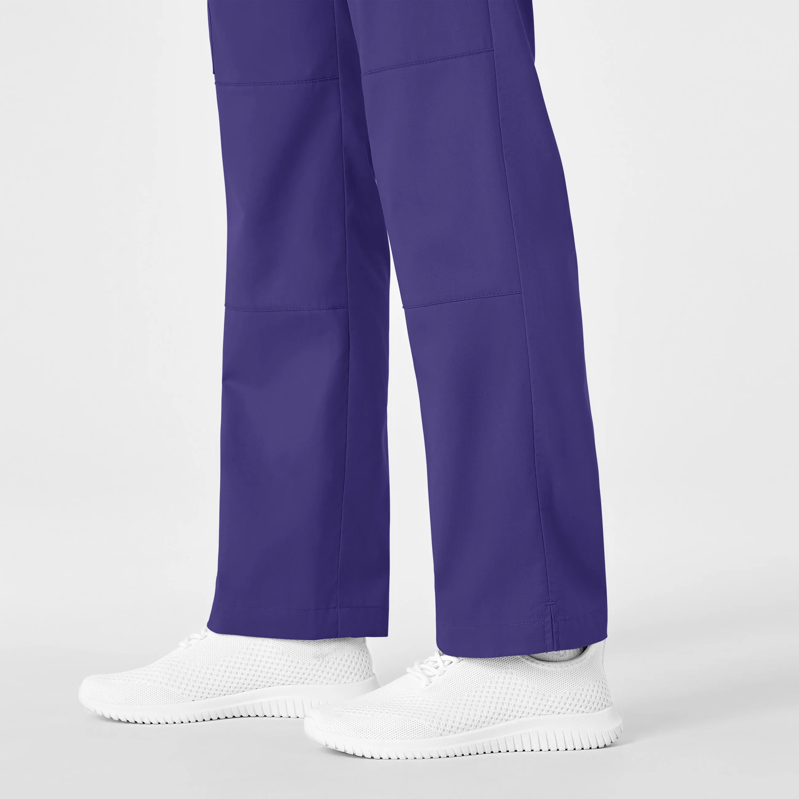 WonderWORK Women's Straight Leg Cargo Scrub Pant - Grape