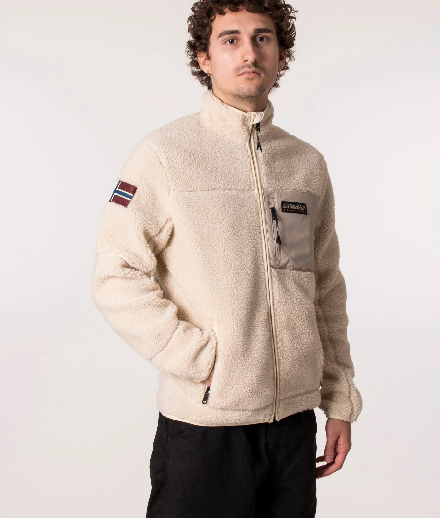 Zip Through Yupik Fleece Sweatshirt